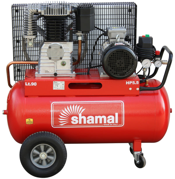 Shamal kompressor S55/90 400v 5,5hk 612ltr/min