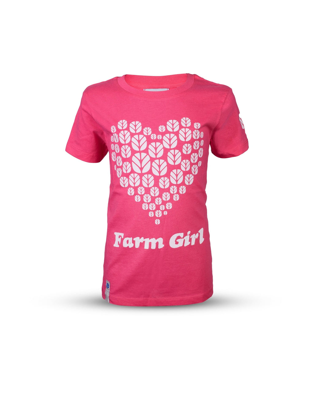 New Holland Farm girl t-shirt pink 3-4 år