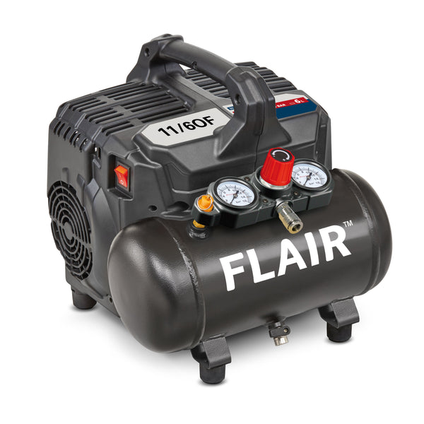 Flair 11/6OF Kompressor 230V 1,0 hk. 6L. 8bar