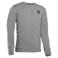Husqvarna Langærmet T-shirt grå