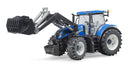 Bruder New Holland traktor T7.315 med frontlæsser